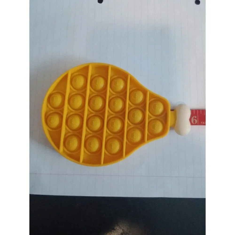 Fidget Toy Fried Chicken Leg Food Silicone Sensory Pop